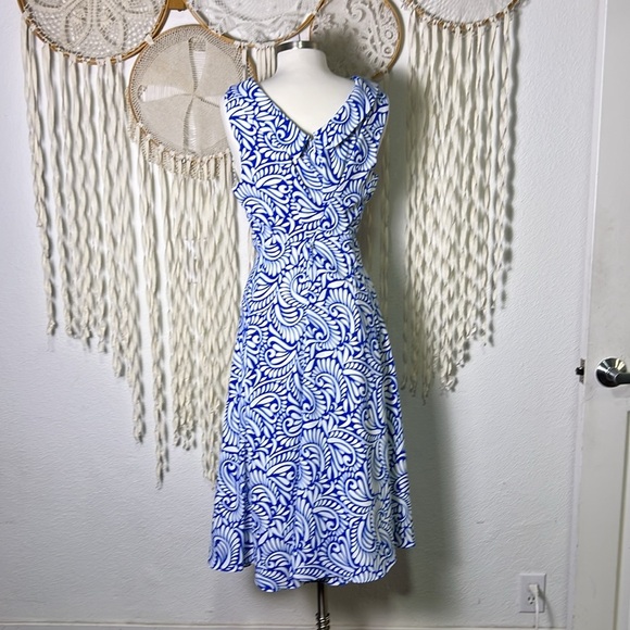 Boden Clarissa Midi Length Sleeveless Dress Size 12P - Picture 7 of 15